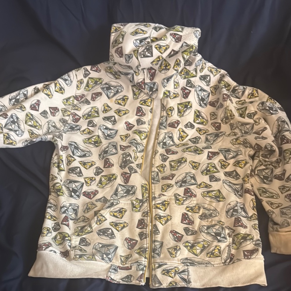 Roadblock Diamond Pattern Hoodie